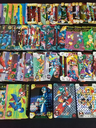 Lot of 150+ Capcom Rockman X & Others Card Japanese Bandai Carddass - Picture 3 of 8