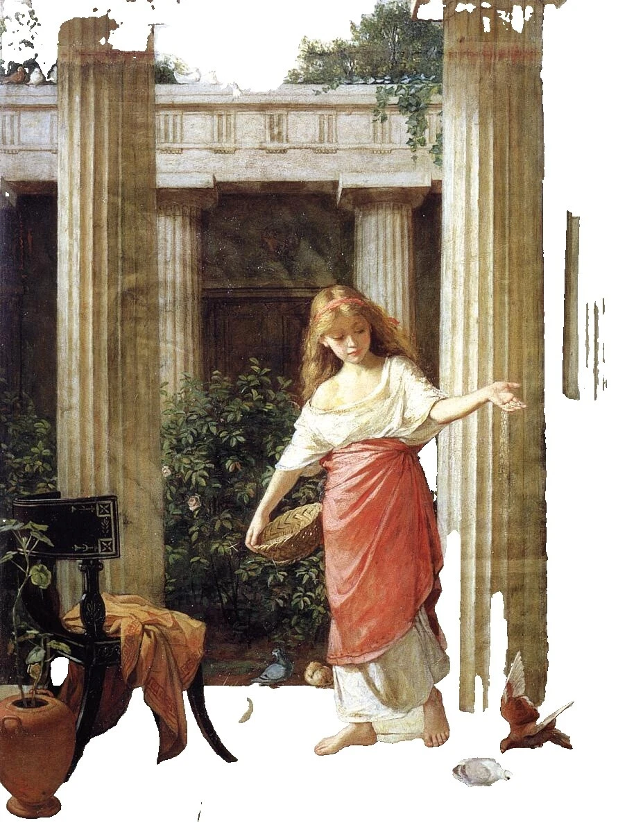 Figuras de John William Waterhouse Lona Arte Pinturas