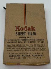 Kodak Sheet Film Safety Base Super-XX Panchromatic Sealed Dev. Before Dec 1947