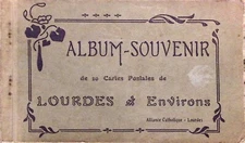 Lourdes et Environs France Album Souvenir 20 Postcard Pictures