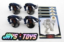 Lot of 4 WOTC Star Wars Miniatures T'surr with Cards