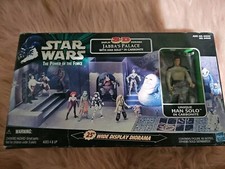 Star Wars Power of the Force 3D Diorama Jabba's Palace W Han Solo in Carbonite