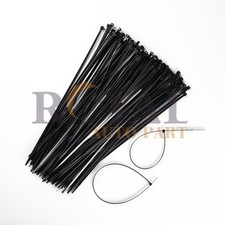 100 Black 15 inch Cable Zip Ties Nylon 40 lbs Cable Wire Ties