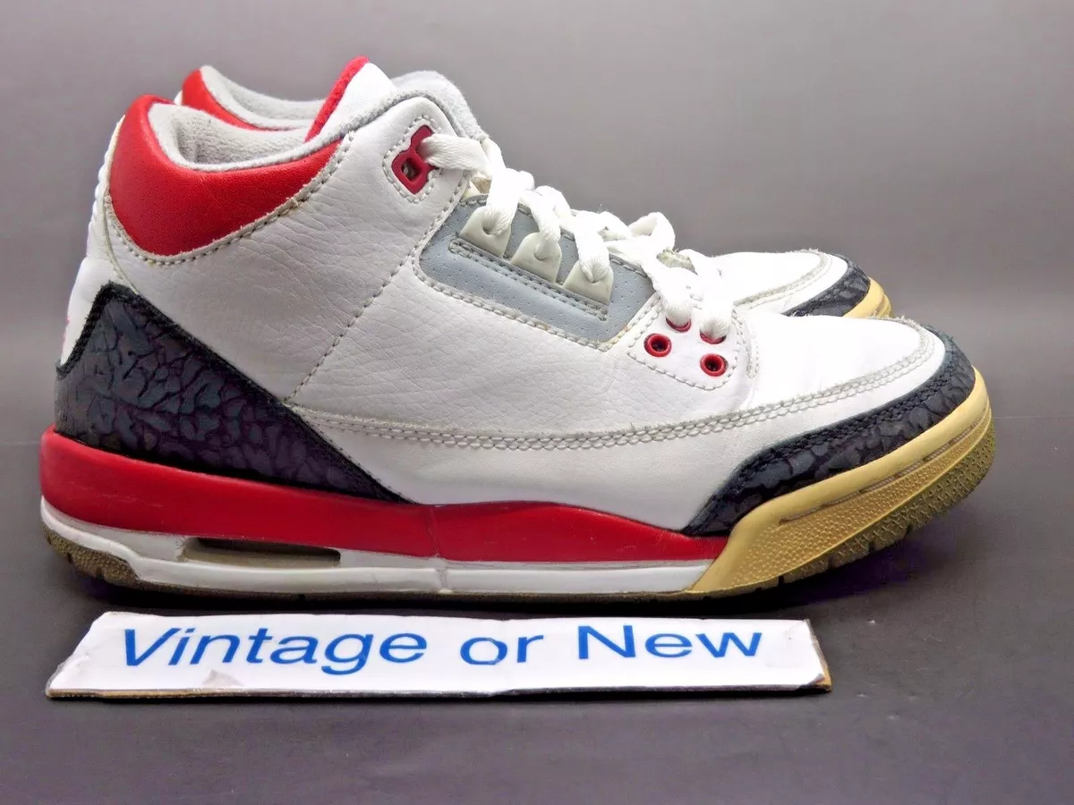 Jordan 3 rojo hot sale