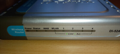 D-Link 54 4 10/100 Wireless G Router DI-524