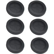6 Pack 1-3/16 inside Diameter 1-1/2 Drill Hole Rubber Grommet Firewall Plug