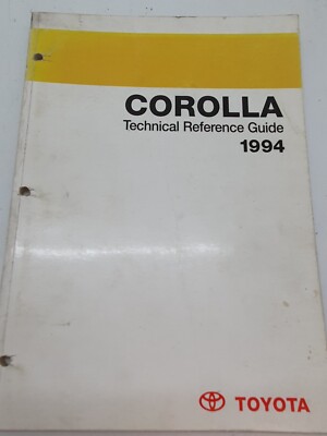 TOYOTA COROLLA Technical Reference Guide AATRG-001 | eBay Australia