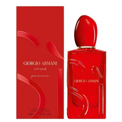 GIORGIO ARMANI SI PASSIONE RED MUSK 100ML EAU DE PARFUM SPRAY BRANDNEU & VERS...