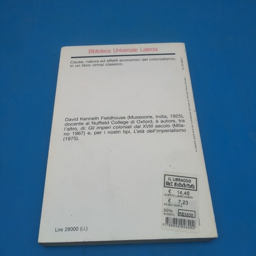 Politica ed economia del colonialismo 1870-1945 -Fieldhouse- Laterza - Foto 3 di 4