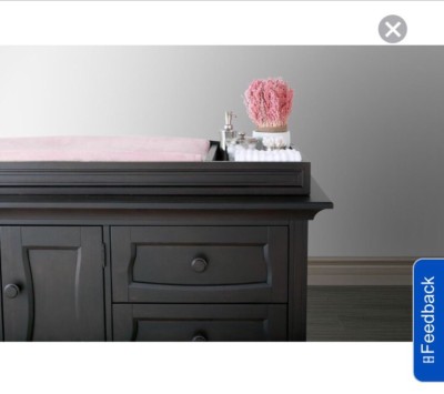 Eco Chic Baby Dorchester Changing Topper Table - Slate-Brand New