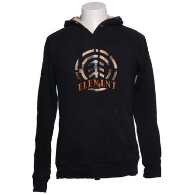Element, Kapuzenpullover, Größe: M, Grau, Baumwolle, Print, Herren #Nac