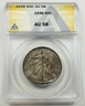 1936 Walking Liberty Half Dollar ANACS AU58 Silver Philadelphia US Coin 50c Philadelphia Liberty Walking