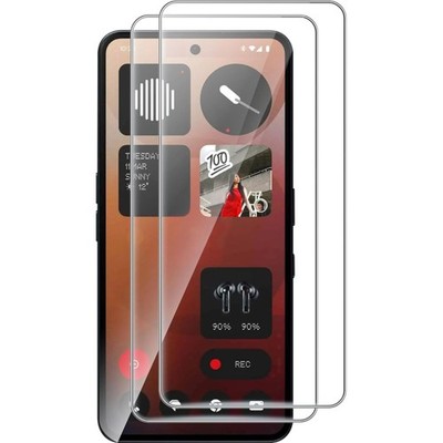 2 Stück Anti-Fingerprint Panzerglasfolie für Nothing Phone 3a/3a Pro, Kratzfest