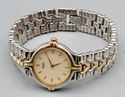 Seiko Women’s Watch 4N00-0230 7¼” Band New 317 Battery Works Near Mint G54