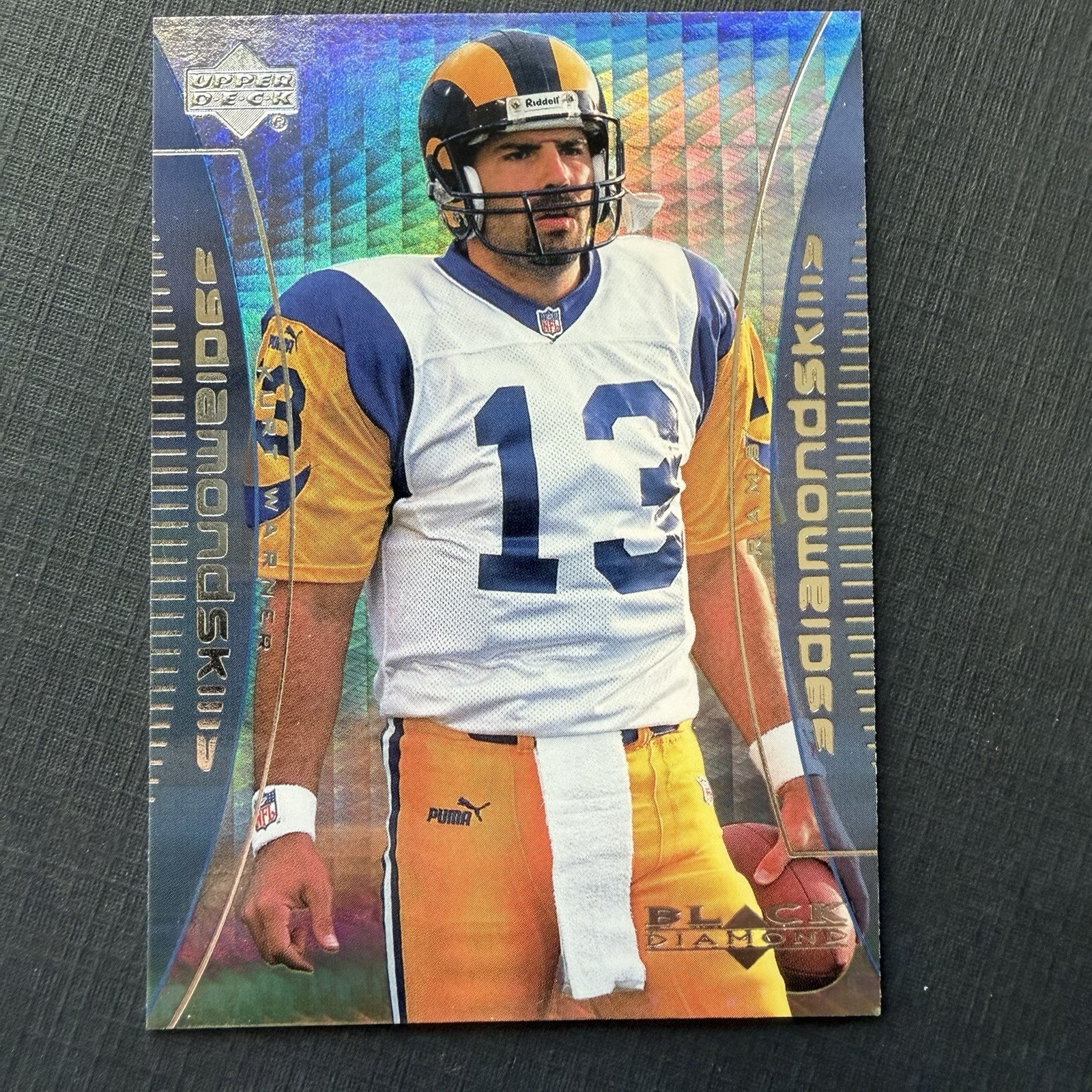 1999 Upper Deck Black Diamond - Diamond Skills Kurt Warner #S5 (RC)