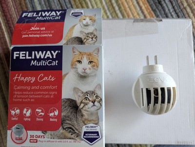 Feliway D89410M 30 Day Multicat Diffuser
