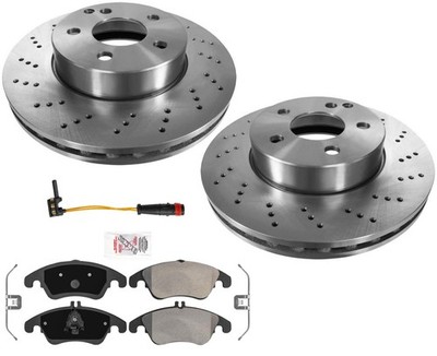 Front High Performance Carbon Fits Mercedes Benz C250 W/ Sport Package 2012-2015