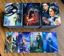 2024 Topps Chrome Galaxy Star Wars Complete Base Set 1-100