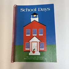 Hallmark MEMORY BOOK Keepsake Album SCHOOL DAYS Scrapbooking Photos Vintage 1984