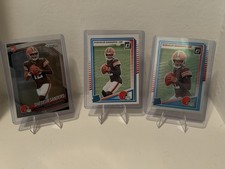 Shedeur Sanders Browns Rated Rookie Lot 3 Donruss Optic Prizm