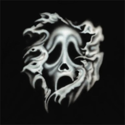 Don Toliver x Cactus Jack Airbrush Ghostface Tee Black White