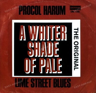 Procol Harum - A Whiter Shade Of Pale 7'' (VG+) '