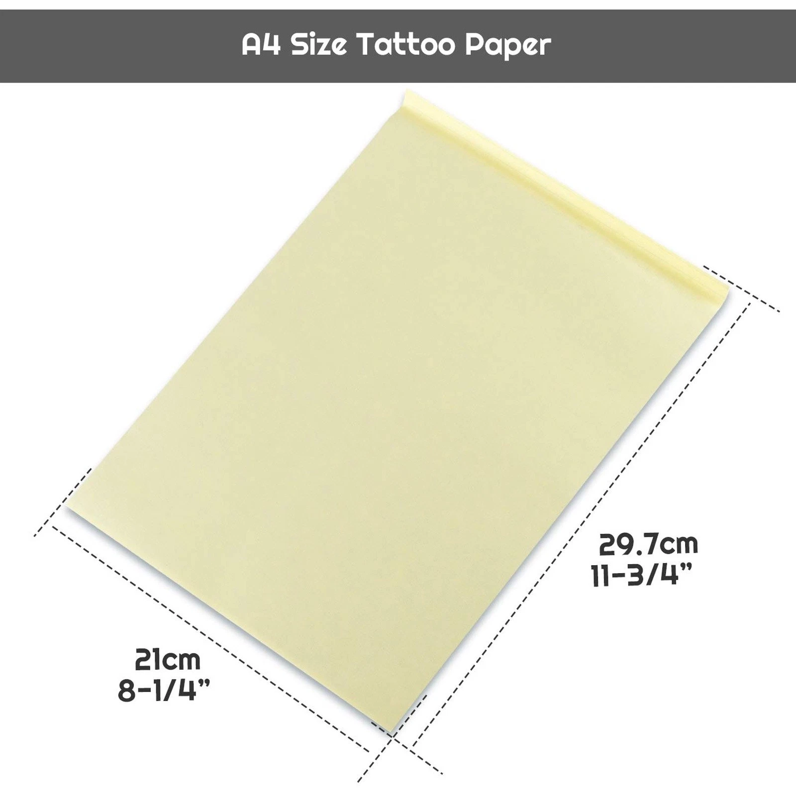 Cridoz Blue Tattoo Transfer Paper 100 Sheets image 3