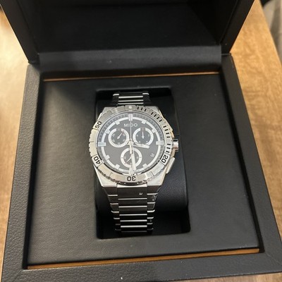 Mido Ocean Star Captain Chronograph Black Men's Watch M023.417.17.051 ...