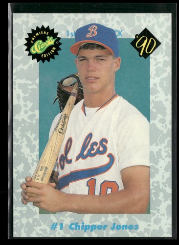 Chipper Jones #1 — 1990 Classic Draft Picks baseball card