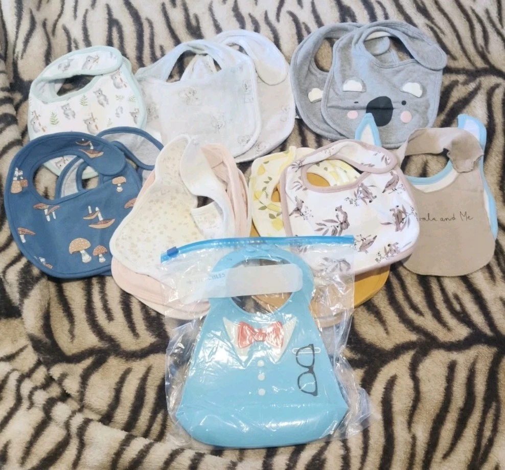 Baby Bibs x 18 Lot