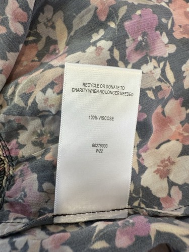 Witchery Dress Womens 10 Floral Ditsy Print Soft Sleeve Midi Size 10 - Picture 10 of 11