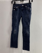 True Religion GENO Relaxed Slim Denim Jeans Girls Size 7