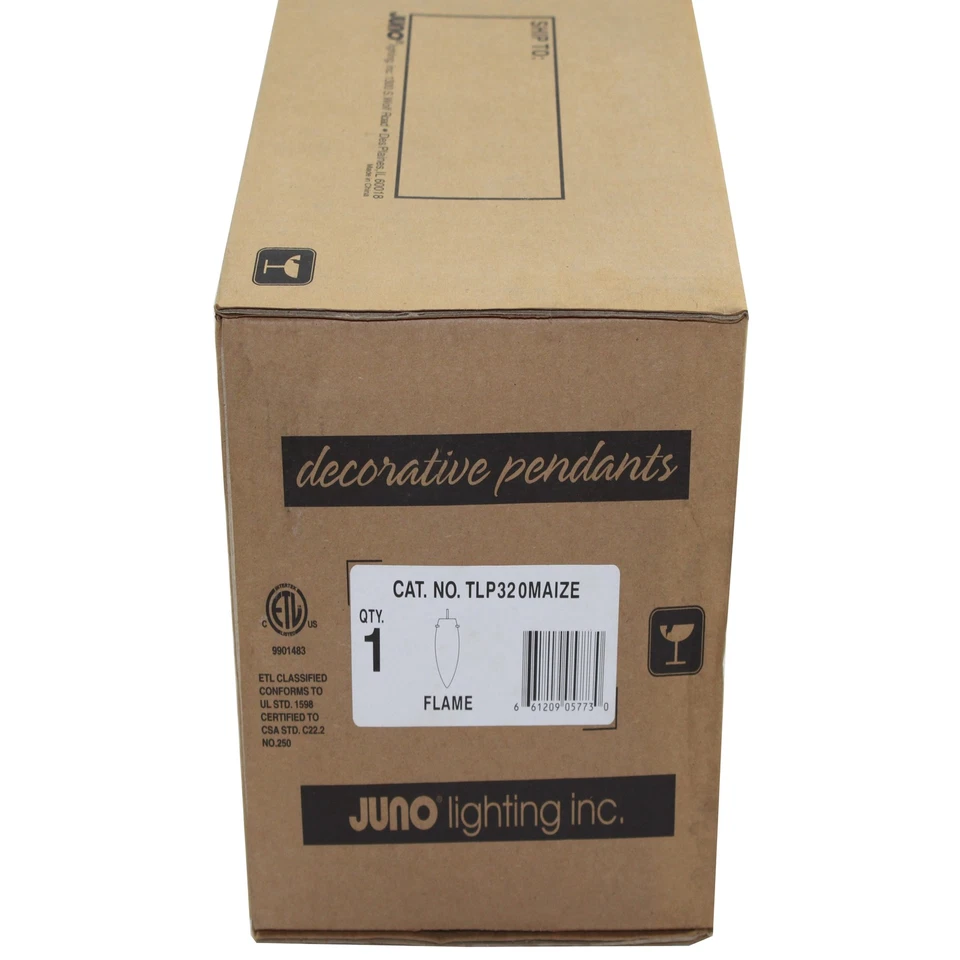 JUNO ILUMINACIÓN PISTA ILUMINACIÓN TLP320MAÍZ REPUESTO CRISTAL PARA LUZ COLGANTE Foto 2 de 2