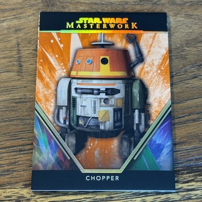 Chopper 2024 Topps Star Wars Masterwork ORANGE 9/10 Parallel Card #55 SSP