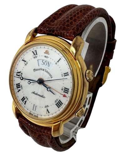 Maurice Lacroix Masterpiece Reveil Automatik Alarm Wecker Ref. 63511 - Picture 4 of 11