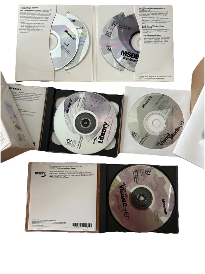 Microsoft Visual C++ 6.0 Professional Edition, UPGRADE - Image 2 of 4