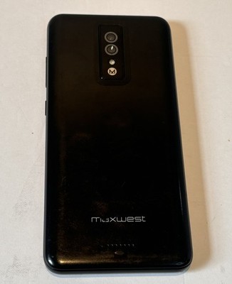 Maxwest G55 Cellphone (Black 16BG) Untested CRACKED GLASS Phone Screen Broke  