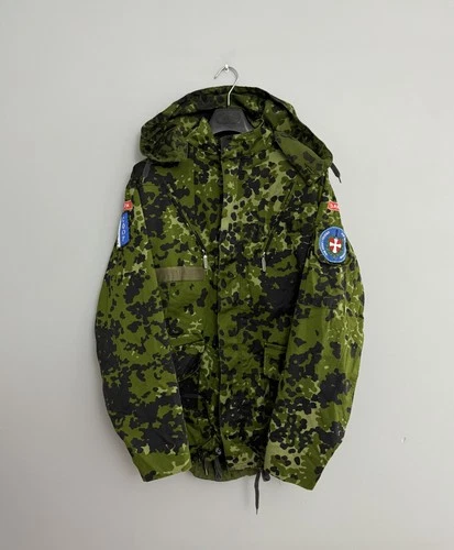 Danish Army Hmak SFOR Jacket 1993 M84 Camouflage Hooded Military Field Jacket