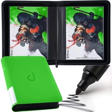 D DACCKIT Comic Binder，Comic Book Album with Sleeves Fits Regular Comics