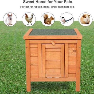 Weatherproof Wooden Bunny Rabbit Cat Hutch Outdoor Pet Cage Shelter for Pet