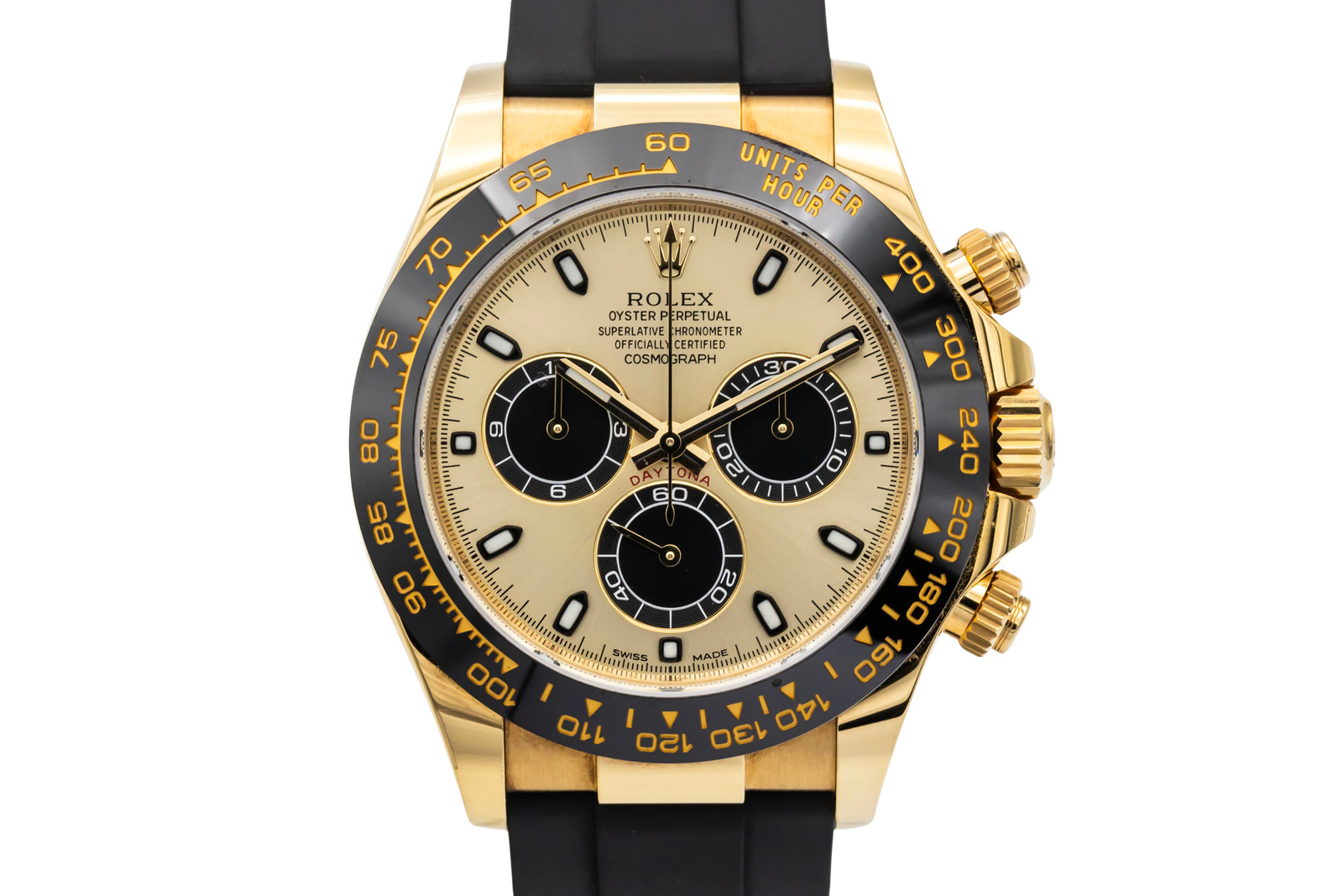 Rolex Cosmograph Daytona 40mm 'Pikachu' Black Oysterflex 116518LN 2017