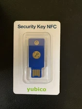 Yubico FIDO Security Key NFC and USB - Two Factor Authentication, Fits USB-A