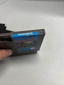 Authentic Bomberman - NES Game Cartridge & Sleeve - Tested & Working