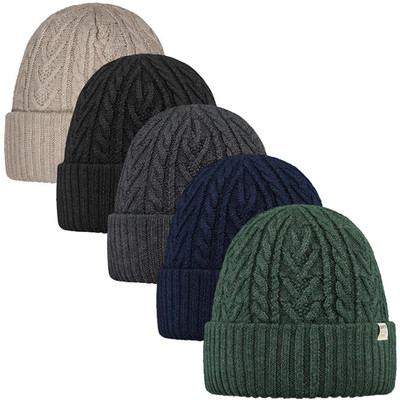 Barts Mens Pacifick Stretchy Fleece Lined Warm Winter Beanie Hat