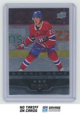 2021-22 UD Black Diamond Rookie Gems Retro Cole Caufield #BD-40 Montreal