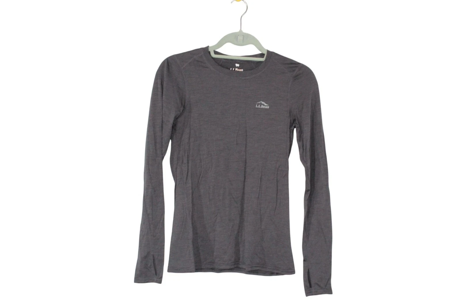 LL Bean Women's Cresta Ultralight 150 Crew Top Merino Wool Base Layer Thermal XS