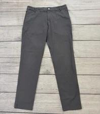 BIRDDOGS Mens Sz 34x31 Gray Performance Stretch Chino Unlined Casual Pants EXC