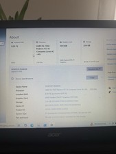 Acer Laptop SSD 240GB 8GB RAM – funktioniert gut