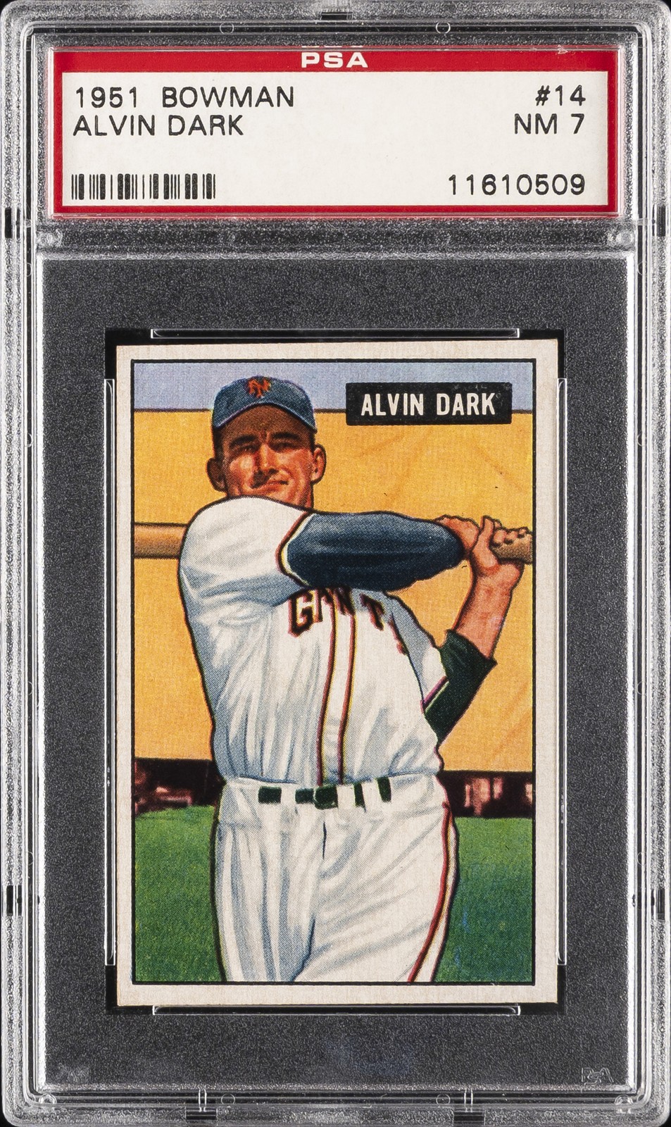 1951 BOWMAN #14 ALVIN DARK PSA 7