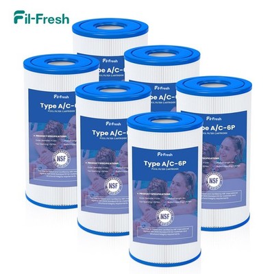 4/6/12-Pack Type A/C Pool Filter Replacement for Intex 29000E & 59900E Pumps